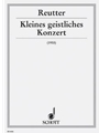 Kleine Geistliches Konzert Alto/va