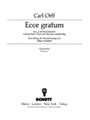 Ecce Gratum from Carmina Burana