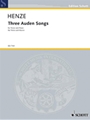 Auden Songs 3 Tenor/piano