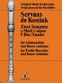 Sonatas 2 Alto Rec/bc