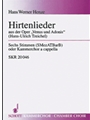 Henze Hirtenlieder 6voices Sc