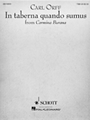 In Taberna Quando Sumus  Fr Carmina Bur