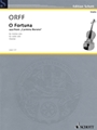 O Fortuna  from Carmina Burana