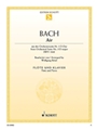 Air From Orchestral Suite No. 3 D Major Bwv 1068 Arranged For Flute And Piano