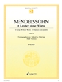 6 Songs Without Words Op. 38