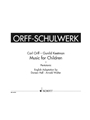 Music For Children/Hall,Walter Ed.
