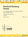Sonata E Minor Op. 38/1 for Cello and Piano