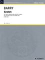 Sextet - for clarinet doubling bass clarinet, trumpet, two marimbas, piano and double bass Set of Parts