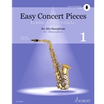 Easy Concert Pieces, Volume 1 - 23 Pieces from 5 Centuries Alto Saxophone and Piano Book with Aud