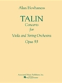 Talin Concerto, Opus 93  (viola/orch)