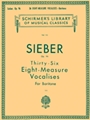 36 Eight-measure Vocalises Baritone
