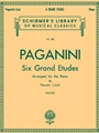 Six Grand Etudes De Paganini
