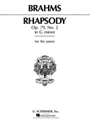 Rhapsody  Opus 79 #2 G Minor