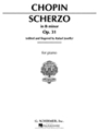 Scherzo  Opus 31 B Flat Minor
