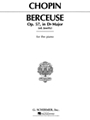 Berceuse  Opus 57 D-flat Major