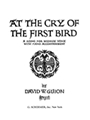 At the Cry of the First Bird