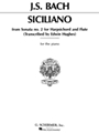 Siciliano From Sonata #2 For Flute & Harpsichord