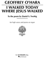 I Walked Today Where Jesus Walked