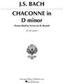 Chaconne In D Minor