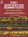 40 Short Duets For Beginner Flutists