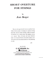 Short Overture For Strings