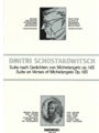 Suite on Verses of Michelangelo Buonarroti, Op.145