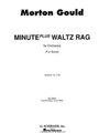 Minute Plus Waltz Rag Full Score