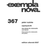 Postscript (Nachtschrift) - Three Pieces for Violoncello and Piano