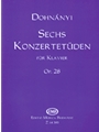 6 Concert Etudes, Op.28 - Volume 1