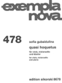 Quasi Hoquetus Viola, Cello, Piano Parts