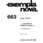 ... Possible-A-Chaque-Instant... - String Quartet No. 7 Score