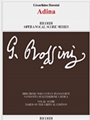 Adina Opera Vocal Series Reduction for Voice and Pianobased on