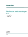 Serenade melancolique