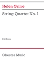 String Quartet No. 1 (Score)