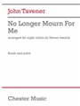 No Longer Mourn For Me - for 8 Cellos