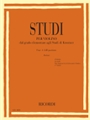 Studi per Violino dal grado elementare agli Studi di Kreutzer (Etudes from beginner level to Kreutzer's Studies) - Volume 1