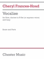 Vocalise (Score and Parts) - for Flute, Clarinet (Or Soprano) and Harp