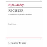 Register (Study Score) - for Organ and Orchestra