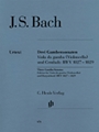 3 Gamba Sonatas Bwv 1027-1029