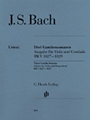 3 Gamba Sonatas  Bwv 1027-1029