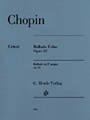Ballade  Opus 38 F Major