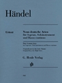 Nine German Arias for Soprano, Solo Instrument and Basso Continuo