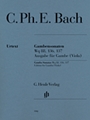 Gamba Sonatas  Wq88,136,137