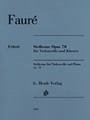 Sicilienne for Violoncello and Piano Op. 78