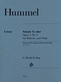 Sonata For Piano & Viola In E-flat Major