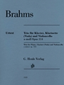 Clarinet Trio in a Minor Op. 114 for Piano, Clarinet (Viola) & Cello