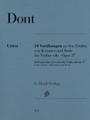 24 Preparatory Exercises to the Studies of Kreutzer and Rode