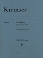 42 Etudes for Violin Solo