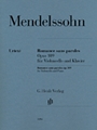Romances sans paroles Opus 109
