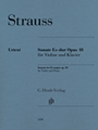 Violin Sonata E-Flat Major Op. 18